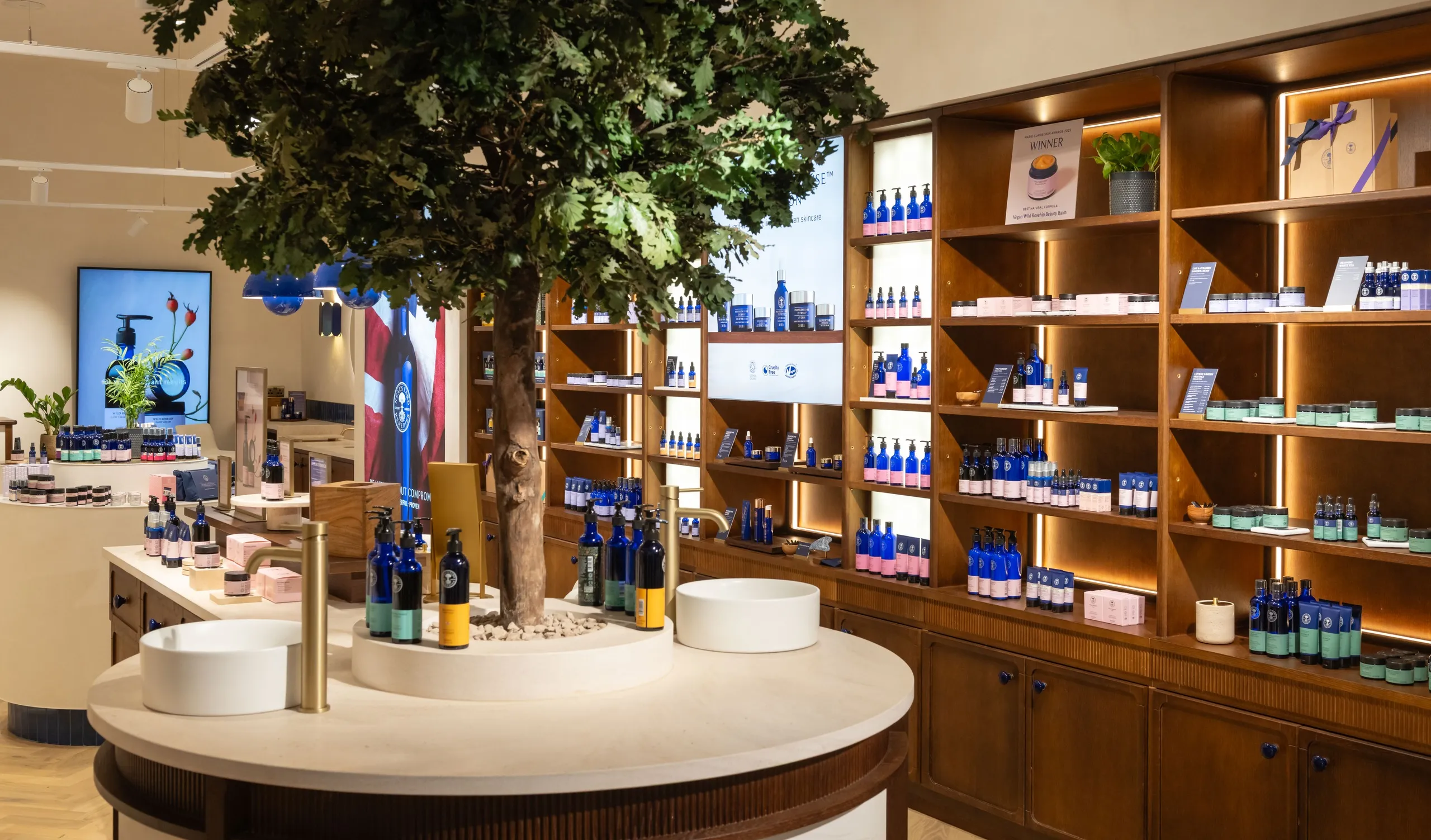 Finished Displays for Neal's Yard Remedies